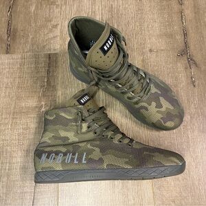 NOBULL Green Camo Outwork High-Top Sneakers M 9.5 / W 11